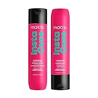 Instacure Anti-Breakage Shampoo & Conditioner Set | Repairs, Balances & Strengthens Hair | Reduces & Prevents Breakage & Frizz | For Dry, Damaged & Brittle Hair | Packaging May Vary