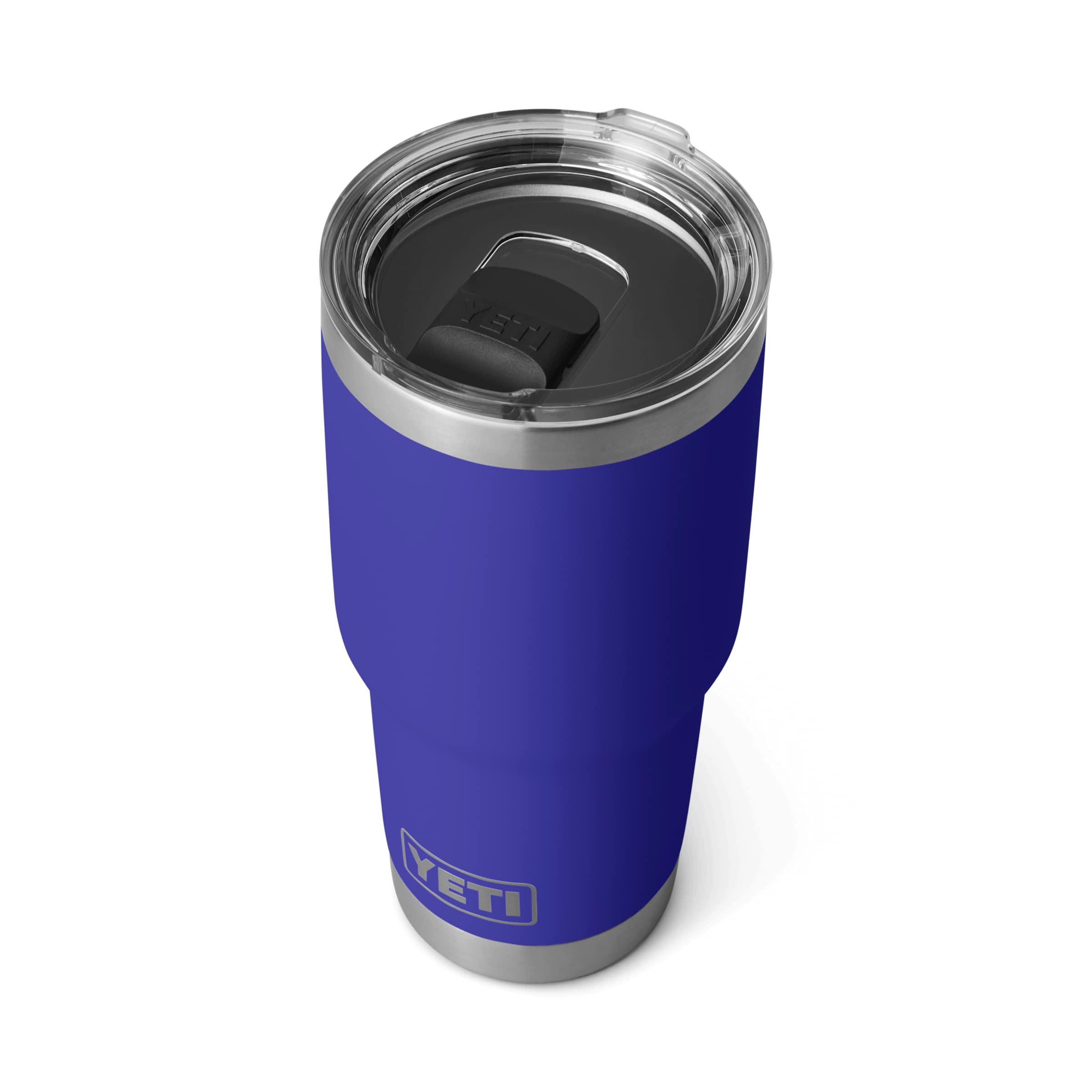 YETI Rambler 30 oz Tumbler Retired Colors, Stainless Steel, Vacuum Insulated with MagSlider Lid, Offshore Blue