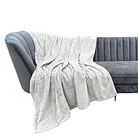 Continental Bedding - Super Soft Flannel Fleece Throw Blanket, Lightweight 320GSM, Great for Sofas, Couches, Beds, Camping, and Travel, The Whole Room Feels Soft and Cozy