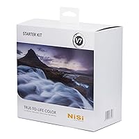 NiSi V7 Starter Kit | 100mm Square Filter Holder, 82mm Ring with True Color CPL, 3 Adapter Rings, Includes 3-Stop Medium GND and 10-Stop ND Filters | Long-Exposure and Landscape Photography