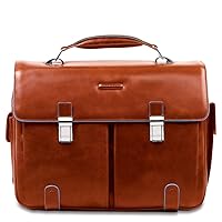 Piquadro Leather Case with 2 Front External Pockets, Mahogany, One Size