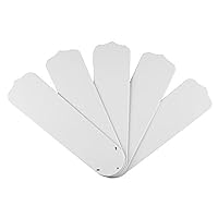 Westinghouse Lighting 7741400 52-Inch White Outdoor Replacement Fan Blades, Five-Pack