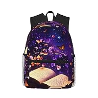 Butterflywaterproof High School Bookbag,Lightweight Casual Travel Daypack,College Backpack Men