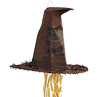Magical Harry Potter 3D Pull String Pinata - Brown & Gold Cardboard and Paper - Ideal for Birthdays, Kids' Parties & Themed Events (1 Pc.)