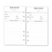  Personal Wish List Planner Insert Refill, 3.74 x 6.73 inches,  Pre-Punched for 6-Rings to Fit Filofax, LV MM, Kikki K, Moterm and Other  Binders, 30 Sheets Per Pack : Handmade Products