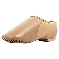 Girls Leather Jazz Shoe,Shoes Soft Leather Dance Slippers for Toddler/Little Kid/Big Kid