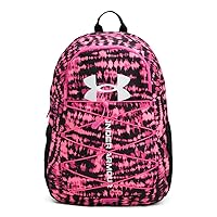 Under Armour Unisex-Adult Hustle Sport Backpack, (682) Fluo Pink/Black/White, One Size Fits All
