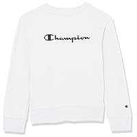 Champion Boys, Kids' Sweatshirt, Crewneck Sweater, French Terry, Script
