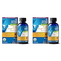 Mommy's Bliss Organic Baby Cough Syrup and Mucus + Immunity Support, Contains Organic Agave and Ivy Leaf, Made for Babies 4 Month+, 1.67 Fluid Ounces (Pack of 2)