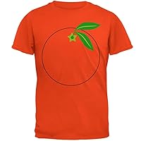 Halloween Fruit Orange Costume Mens T Shirt Orange LG