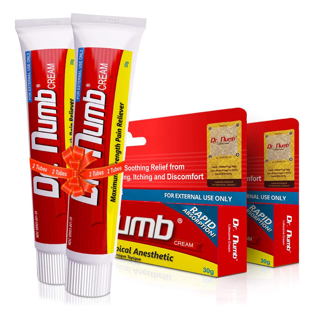 Mua Dr. Numb Tattoo Numbing Cream - 5% Lidocaine Topical Anesthetic Ointment  - Maximum Strength Pain Relief Cream for Painless Tattoos, Waxing,  Injections, Piercing & Hemorrhoid Treatment - 30g.(2) trên Amazon Mỹ chính  hãng 2023 | Giaonhan247