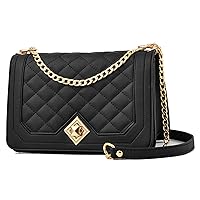 Travistar Crossbody Bags for Women Small Handbags PU Leather Shoulder Bag Purse Evening Bag Quilted Satchels with Chain Strap
