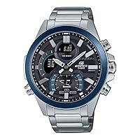 Casio Watch ECB-30DB-1AEF, silver, Bracelet