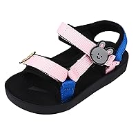 Children Fat Sandals Fashion Cartoon Children Korean Version Ribbon Beach Sandals For Boys And Girls Girl Shoes Size 12