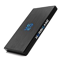 HURRICANE GD25612 Portable External Hard Drive 500 GB 2.5 Inch USB 3.0 Mobile Storage for Smart TV PC Laptop PS4 PS5 Xbox Compatible with Windows Mac Linux