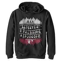 Netflix Kids' Stranger Things Alphabet Lights Youth Pullover Hoodie