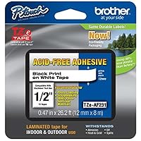 Brother Genuine P-touch TZE-AF231 Tape,1/2