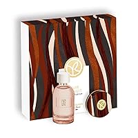 Yves Rocher Cuir de Nuit Gift Set - Liquid Perfume 30 ml & Solid Perfume Fragrance | Fragrance Notes: Pink Berries - Cocoa - Vanilla
