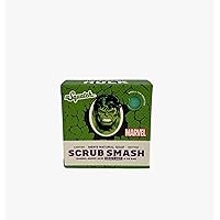 Dr. Squatch All Natural Scrub Smash Limted Edition Men's Bar Soap with Heavy Grit Marvel The Incredible Hulk Green Gamma Amino Acid Made From Natural Oils