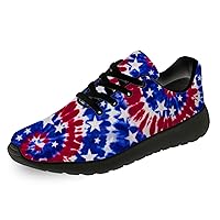 American Flag Shoes Mens Womens Fashion Running Sneakers Non-Slip Tennis Walking Shoes Gifts for Her,Him