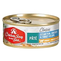 Chicken Soup for the Soul Pet Food - Weight & Mature Care Cat Food - Chicken & Turkey Pate, Soy, Corn & Wheat Free, No Artificial Flavors or Preservatives