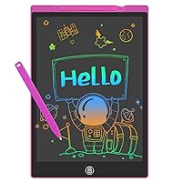 GUYUCOM Kids Toys Writing Tablet 12 Inch, Birthday Gifts for 2 3 4 5 6 Years Old Girls, Toddler Magnetic Drawing Pad Interactive Toys for Age 2-6