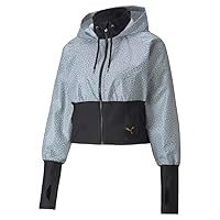 Puma Womens Train Ultra Woven Knit Jacket Training Athletic Outerwear Casual Comfort Technology - Grey