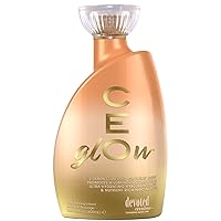 CEglOw Dark Tanning Lotion - Vitamin C Infused Glowing Serum Promotes a Luminous Complexion Ultra-Hydrating Hyaluronic Acid & Nutrient Rich Niacinamide - 13.5 oz.