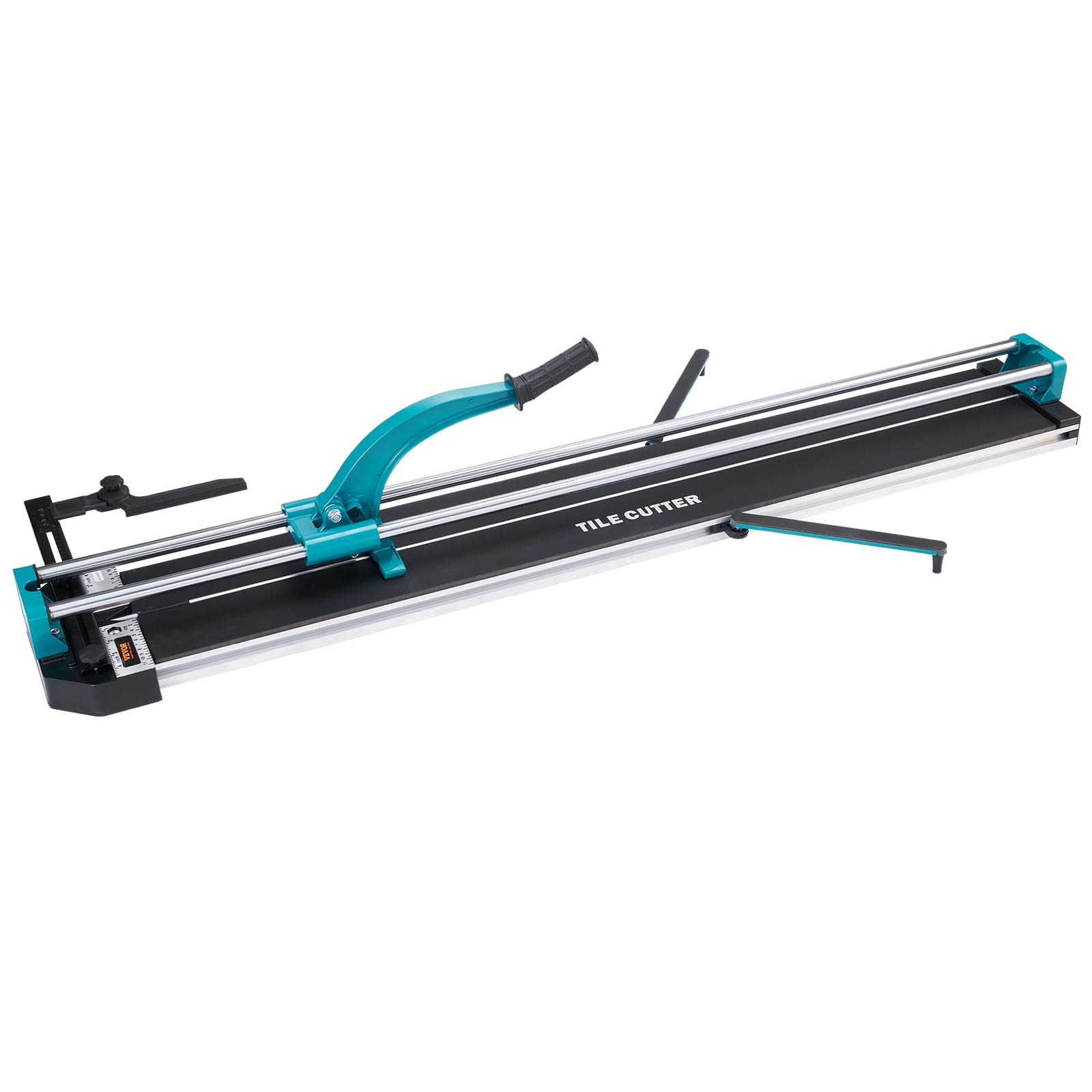 VEVOR Manual Tile Cutter, 48 inch, Porcelain Ceramic Tile Cutter with Tungsten Carbide Cutting Wheel, Infrared Positioning, Anti-Skid Feet, Double Rails for professional installers or beginners