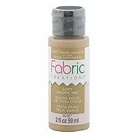 Fabric Creations Fabric Ink in Assorted Colors (2-Ounce), Metallic Pure Gold