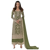 New Indian Pakistani Ethnic Wear Straight Salwar Kameez for Women's Stitched Shalwar Kameez Dress