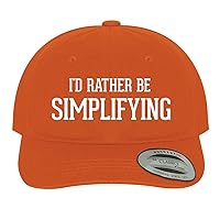 I'd Rather Be Simplifying - Soft Dad Hat Baseball Cap