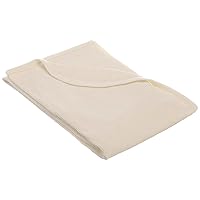American Baby Company 100% Cotton Thermal Waffle Swaddle Blanket, Soft, Breathable & Stretchy, Cream, 30
