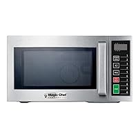 Magic Chef MCCM910ST 9 Commercial Microwave Oven, 0.9 Cubic-ft, Stainless Steel