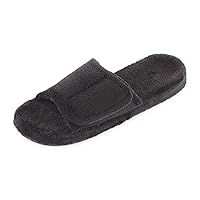 Acorn Men's Spa Slide Slipper Mn, Black, XX-Large / 13.5-14.5 Regular US