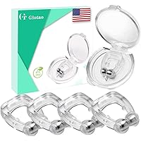 Anti Snore Clip, Magnetic Nose Clip,Silicone Anti Snoring Device for Better Sleep Quality, Comfortable & Professional Snoring Solution Sleeping Aid for Men Women, Snore Stop - 4 Pack