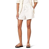 Amazon Essentials Women's Stretch Cotton Pull-on Mid Rise Relaxed-fit Short