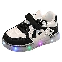 Girls Footwear Toddler Boys Girls Light Up Shoes LED Flashing Lightweight Breathable Running Sneakers for Little Kid