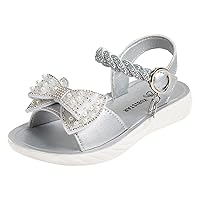 Toddler Girl Slip on Children Shoes Summer with Diamond Sandals Fashion Little Girls Soft Baby Girl Shoes 6-12 Months