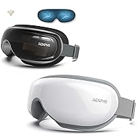 RENPHO Eyeris 3 - Voice Controlled & Eye Massager with Heat, Eyeris 1 Eye Mask with Bluetooth Music for Migraine