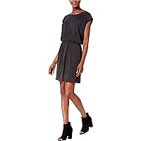 bar III Womens Cuffed Fit & Flare Dress