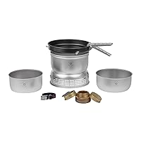 25-23 Duossal 2.0 Camping Stove Kit with Stainless Steel Lined Pans