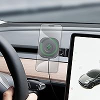 Spigen OneTap Pro 3 Wireless Car Charger Designed for Tesla (Screen Mount) Designed for MagSafe Compatible iPhone