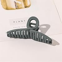 Fashion Square Matte Hair Claw Clips Large Non-slip Hair Clamps For Women Girls Hair Styling Accessories 1Pcs (Color : N)