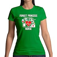 Forget Princess Nurse - Womens Crewneck T-Shirt