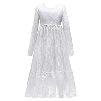 Flower Girl Dresses Junior Bridesmaid Vintage Princess Pageant Evening Party Gown FFD029