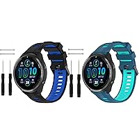 Replacement Band for Garmin Forerunner 945/935 Watch, Soft Silicone Strap for Garmin Forerunner 935 Running GPS Unit, Colorful Band for Garmin 945 Watch Women Men