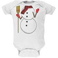 Old Glory Snowman Body Costume White Infant Bodysuit - 12-18 months