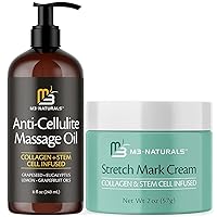 M3 Naturals Anti-Cellulite Oil + Stretch Mark Cream