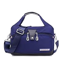 New Ladies Bag Fashionable Simple Casual and Versatile Oxford Cloth Bill of Lading Shoulder Bag Cross-body bag (Blue)